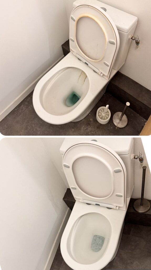 Nettoyage professionnel de WC et désinfection anti-tartre à Toulon (Var 83) — élimination du calcaire, désinfection et remise à neuf des sanitaires.